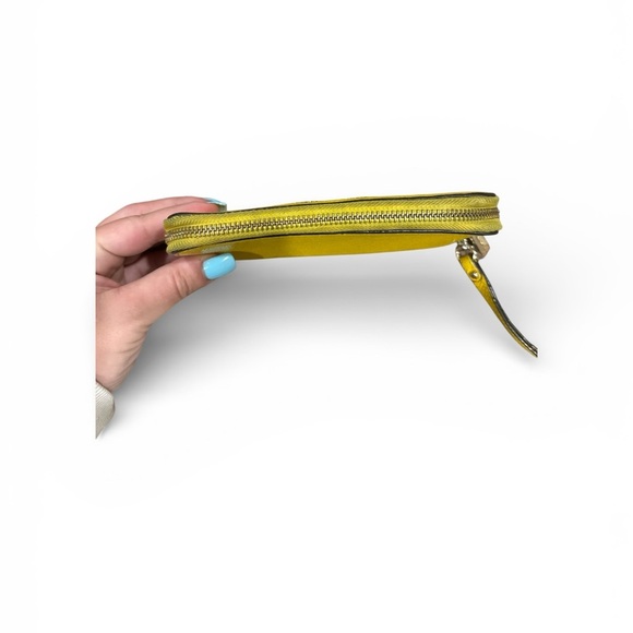 Michael Kors Yellow Leather Wallet - Picture 4 of 7